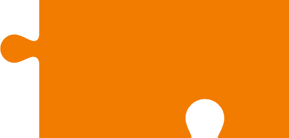 puzzleteil orange